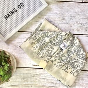 CAbi Blouse- White Sheer Loose Fit- Medium